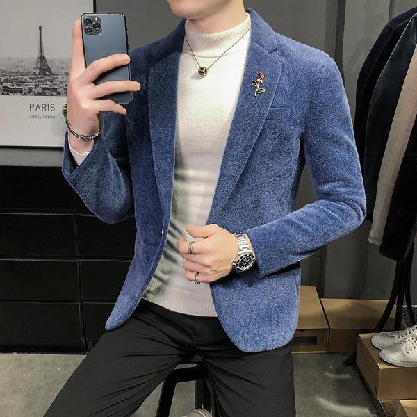 men's suits & blazers autum winter velvet wedding dress coat mens blazer jacket fashion casual suit business costume homme, White;black
men's suits & blazers autum winter velvet wedding dress coat mens blazer jacket fashion casual suit business costume homme, White;black