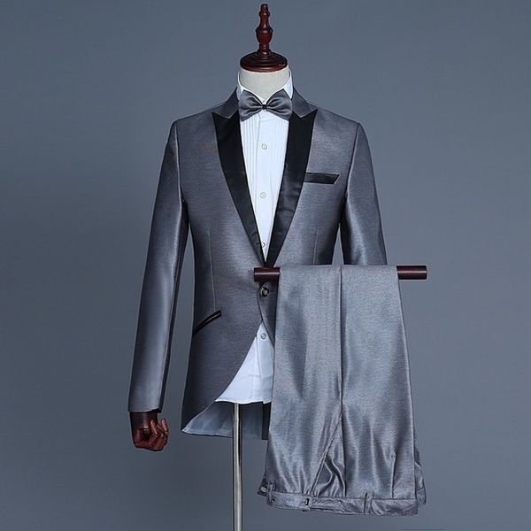men's suits & blazers 2 gorgeous silver fashion patch of marriage joint fracture bride singer suit slim se fits male smoking live d2f0, White;black
men's suits & blazers 2 gorgeous silver fashion patch of marriage joint fracture bride singer suit slim se fits male smoking live d2f0, White;black