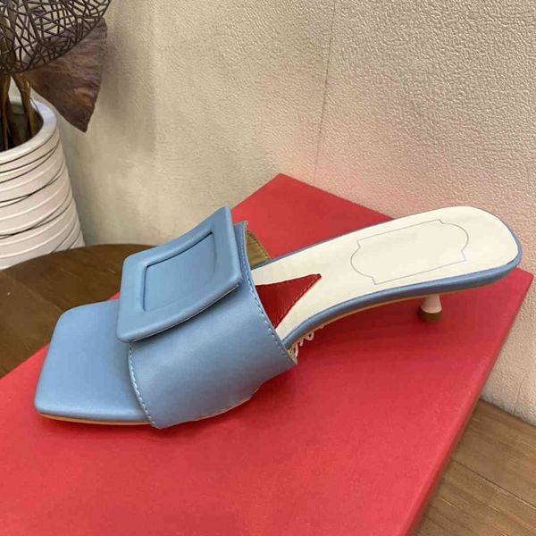 80% off shoes new shoes women summer genuine leather open-toes slippers med heels square toe outside zapatos de mujer, Black
80% off shoes new shoes women summer genuine leather open-toes slippers med heels square toe outside zapatos de mujer, Black
