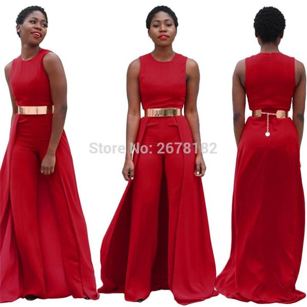women's jumpsuits & rompers 2021 sleeveless o neck long pant jumpsuit women clothing elegant loose slim tunic party romper fashion red, Black;white
women's jumpsuits & rompers 2021 sleeveless o neck long pant jumpsuit women clothing elegant loose slim tunic party romper fashion red, Black;white