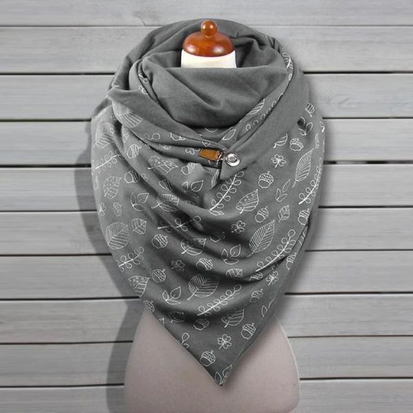 scarves fashion women scarf flower leaf printing button soft wrap casual warm shawls windproof comfortable bufanda, Blue;gray
scarves fashion women scarf flower leaf printing button soft wrap casual warm shawls windproof comfortable bufanda, Blue;gray