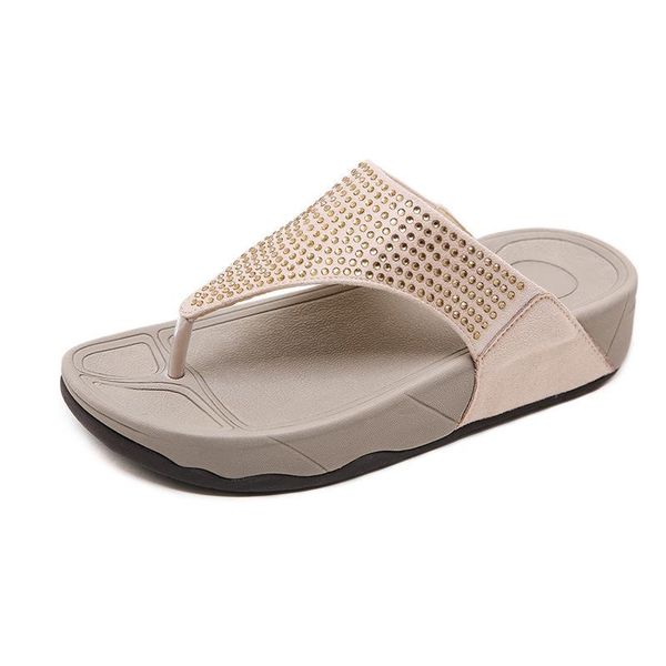 women shoes summer fashion genuine leather woman non-slip flip flops wedges sandals female platform beach slippers y, Black
women shoes summer fashion genuine leather woman non-slip flip flops wedges sandals female platform beach slippers y, Black