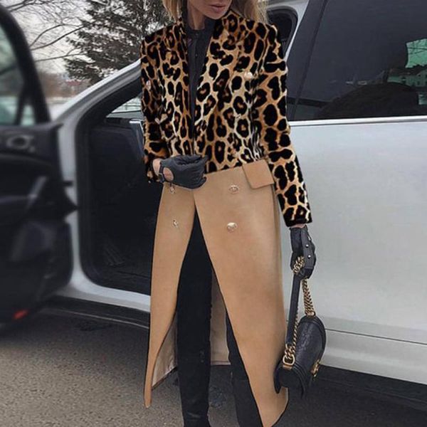 women's wool & blends women autumn winter spliced coat fashion single breasted slim overcoat female chic office clothing casual outwear, Black
women's wool & blends women autumn winter spliced coat fashion single breasted slim overcoat female chic office clothing casual outwear, Black