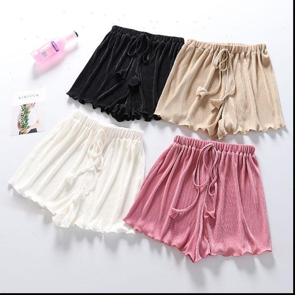 lace women short up striped pleated shorts white black high waist wide leg loose femme summer c5478
lace women short up striped pleated shorts white black high waist wide leg loose femme summer c5478