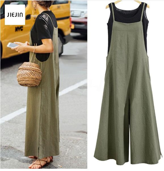 women's jumpsuits & rompers jumpsuit summer solid strap wide leg pants women casual loose bib overalls sleeveless oversized cotton line, Black;white
women's jumpsuits & rompers jumpsuit summer solid strap wide leg pants women casual loose bib overalls sleeveless oversized cotton line, Black;white
