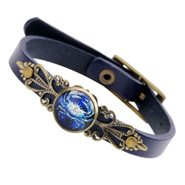 qinuo new jewelry classic nostalgic trend street shooting twelve constellations personalized bracelet, Golden;silver
qinuo new jewelry classic nostalgic trend street shooting twelve constellations personalized bracelet, Golden;silver