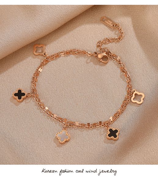 european and american titanium steel rose gold bracelet women's design temperament korean simple pendant necklace, party ,lovers, gifts, Silver
european and american titanium steel rose gold bracelet women's design temperament korean simple pendant necklace, party ,lovers, gifts, Silver