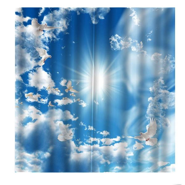curtain & drapes blue sky white clouds digital print for living room bedroom blackout window home decor
curtain & drapes blue sky white clouds digital print for living room bedroom blackout window home decor