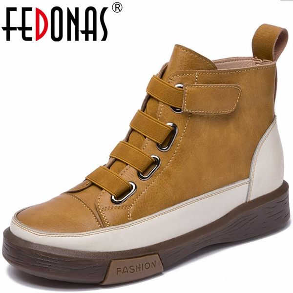 boots fedonas 2021 leisure autumn winter women ankle cross-tied genuine leather platforms flats shoes woman fashion est, Black
boots fedonas 2021 leisure autumn winter women ankle cross-tied genuine leather platforms flats shoes woman fashion est, Black