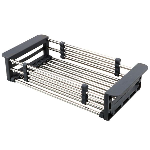 kitchen storage & organization drain shelf basket fruit vegetable tray stainless steel sink organizer dish drying rack adjustable
kitchen storage & organization drain shelf basket fruit vegetable tray stainless steel sink organizer dish drying rack adjustable