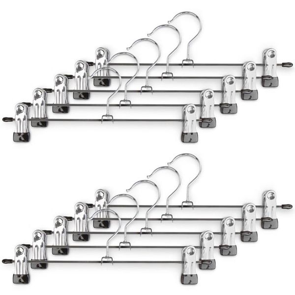 anti-slip clothes hangers with adjustable clips pins coat closet pant skirt dress wardrobe & racks
anti-slip clothes hangers with adjustable clips pins coat closet pant skirt dress wardrobe & racks