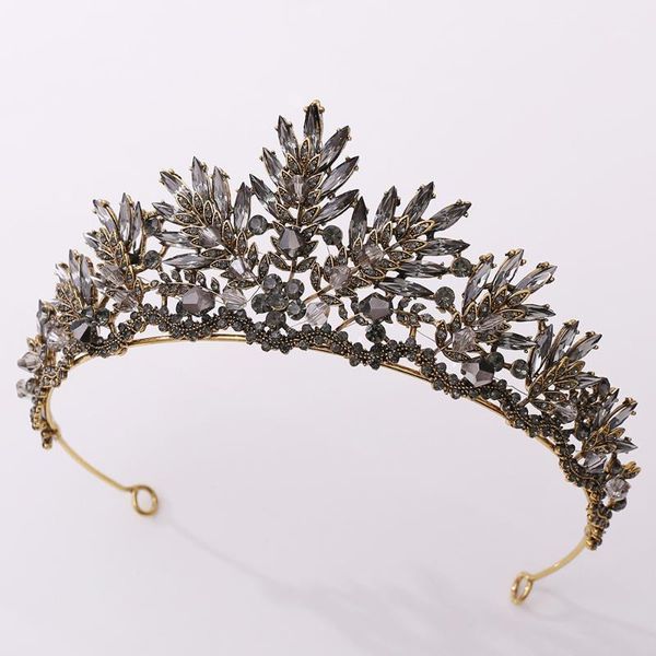hair clips & barrettes baroque vintage rhinestone crown european and american banquet black leaf handmade beaded headdress headband, Golden;silver
hair clips & barrettes baroque vintage rhinestone crown european and american banquet black leaf handmade beaded headdress headband, Golden;silver