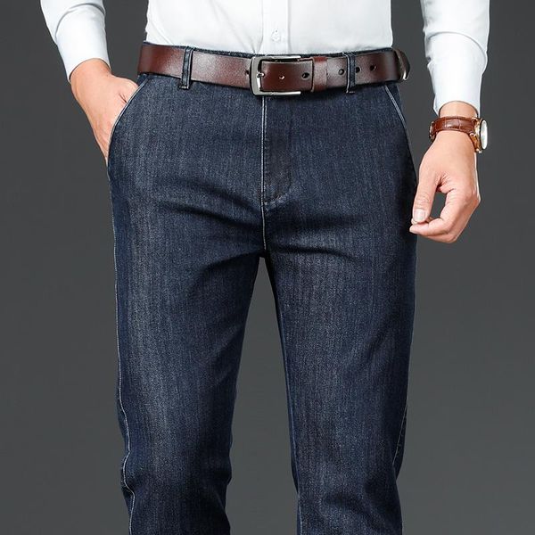 men's jeans 2021 autumn and winter brand straight loose high waist classic style business casual men's stretch denim blue black
men's jeans 2021 autumn and winter brand straight loose high waist classic style business casual men's stretch denim blue black
