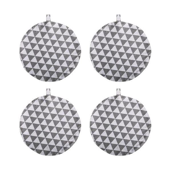 mats & pads 4pcs geometric pattern pot holder heat resistant table washable soft protective with hanging loop kitchen tool home round
mats & pads 4pcs geometric pattern pot holder heat resistant table washable soft protective with hanging loop kitchen tool home round