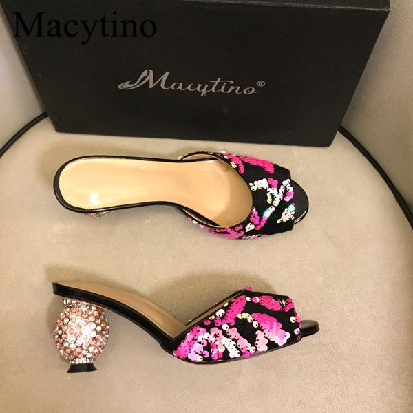 slippers bling bling sequined slippers beading round heel pink summer party shoes eveing dress high heels women z19d, Black
slippers bling bling sequined slippers beading round heel pink summer party shoes eveing dress high heels women z19d, Black