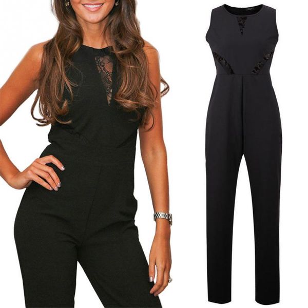 women's jumpsuits & rompers summer women lace embroidery jumpsuit ol office style ladies slim long playsuit female casual siamese trous, Black;white
women's jumpsuits & rompers summer women lace embroidery jumpsuit ol office style ladies slim long playsuit female casual siamese trous, Black;white