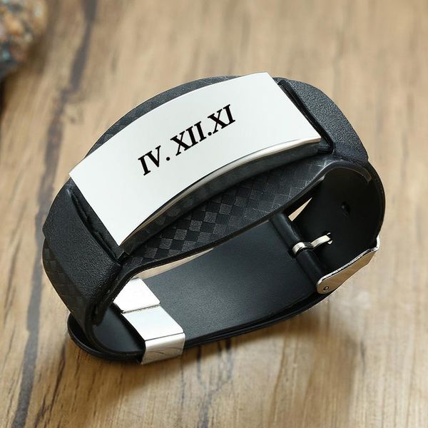 width leather bracelet coordinate name custom personalized for women men groomsmen valentines mom dad gifts link, chain, Black
width leather bracelet coordinate name custom personalized for women men groomsmen valentines mom dad gifts link, chain, Black