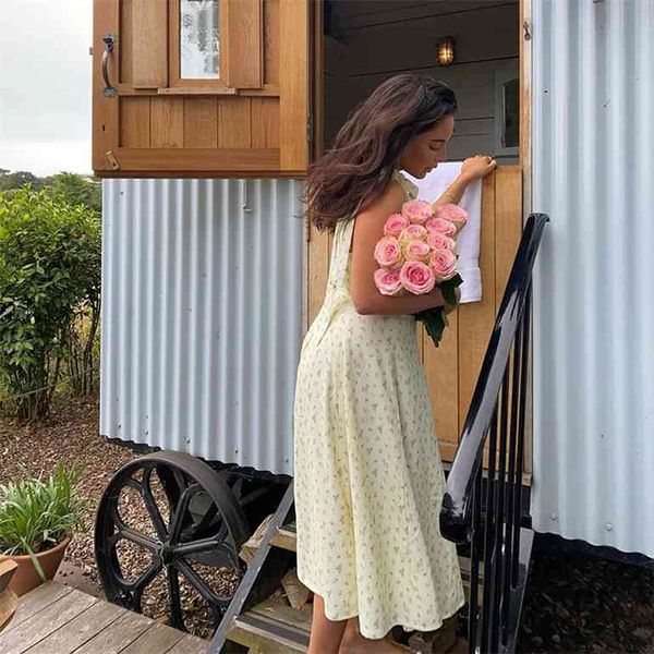 newasia yellow print dress women summer sleeveless tie up bow strap elegant midi dresses casual side split floral dress, Black;gray
newasia yellow print dress women summer sleeveless tie up bow strap elegant midi dresses casual side split floral dress, Black;gray