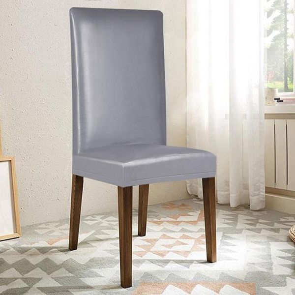 dining chair covers, solid pu leather waterproof and oilproof stretch cover slipcover for home decorative gray covers
dining chair covers, solid pu leather waterproof and oilproof stretch cover slipcover for home decorative gray covers