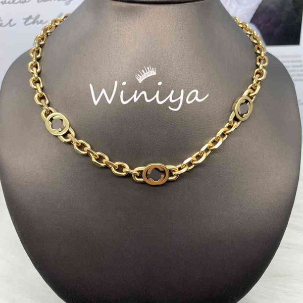 2023 designer new necklace ancient family letters personalized neck chain bracelet simple fashion earrings, Silver
2023 designer new necklace ancient family letters personalized neck chain bracelet simple fashion earrings, Silver