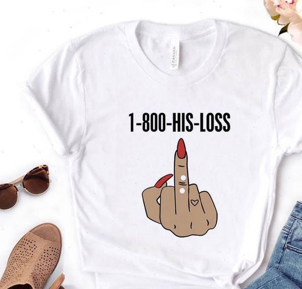 1 women t shirts 800 his loss finger print tshirt cotton casual funny shirt gift for lady yong girl top, White
1 women t shirts 800 his loss finger print tshirt cotton casual funny shirt gift for lady yong girl top, White