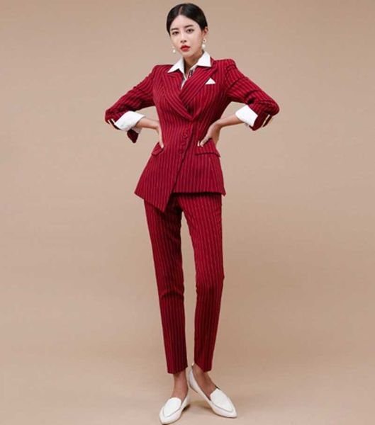 work stripe irregular women suits single breasted slim pant blazer jacket and pencil office lady 2 pieces se 210531, White
work stripe irregular women suits single breasted slim pant blazer jacket and pencil office lady 2 pieces se 210531, White