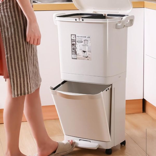 waste bins sorting plastic bucket white trash can kitchen storage with lid recycle poubelle bag holder
waste bins sorting plastic bucket white trash can kitchen storage with lid recycle poubelle bag holder
