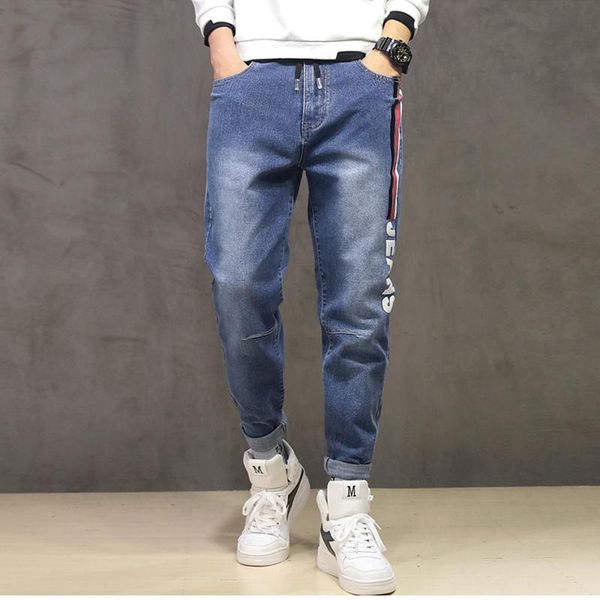 plus size summer men's baggy ripped solid pants cargo male casual denim fashion mens long jeans trousers, Blue
plus size summer men's baggy ripped solid pants cargo male casual denim fashion mens long jeans trousers, Blue