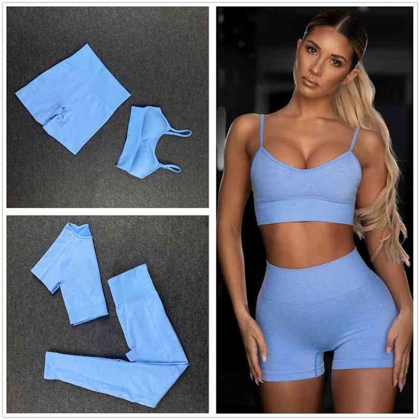 seamless women yoga set workout shirts sport pants bra gym clothing short crop high waist running leggings sports 2005 210802, Gray
seamless women yoga set workout shirts sport pants bra gym clothing short crop high waist running leggings sports 2005 210802, Gray