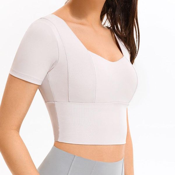 yoga outfit uniooo short sleeve gym sports shirt women fitness cropped sport running active wear workout t-shirts
yoga outfit uniooo short sleeve gym sports shirt women fitness cropped sport running active wear workout t-shirts