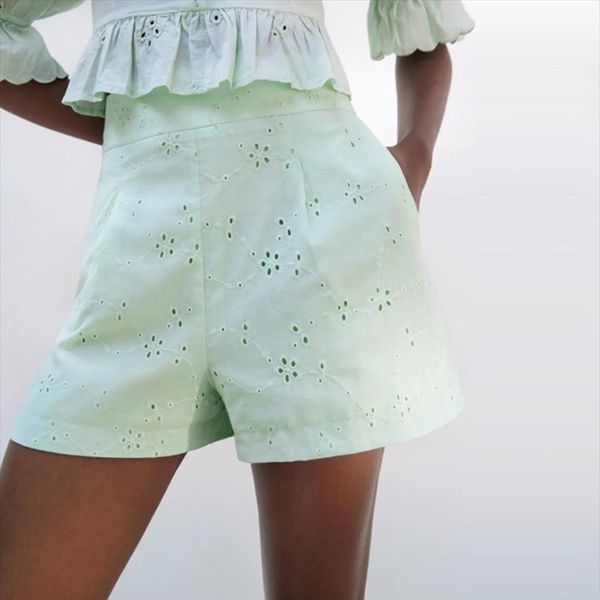 summer casual solid hollow out women short embroidery side zipprt elegant street clothing ly9430, White;black
summer casual solid hollow out women short embroidery side zipprt elegant street clothing ly9430, White;black