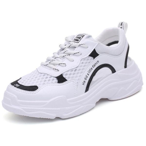 sandals women's sports summer breathable casual female sneakers soft leather platform shoes, Black
sandals women's sports summer breathable casual female sneakers soft leather platform shoes, Black