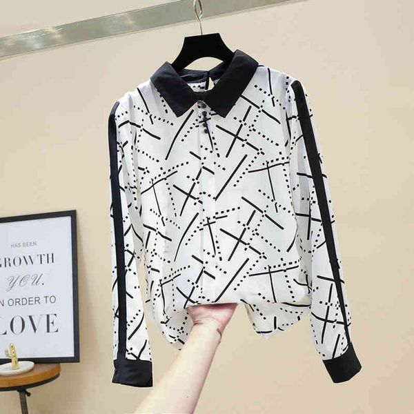suits black white women shirts contrast lapel long sleeve blouses chiffon shirt blusas ladies, White;black
suits black white women shirts contrast lapel long sleeve blouses chiffon shirt blusas ladies, White;black