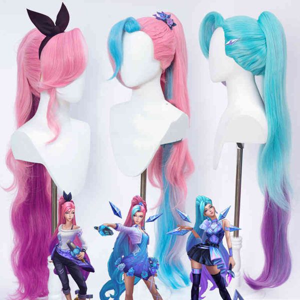 game lol seraphine cosplay wigs lol cosplay seraphine long gradient heat resistant synthetic hair pelucas, Black
game lol seraphine cosplay wigs lol cosplay seraphine long gradient heat resistant synthetic hair pelucas, Black