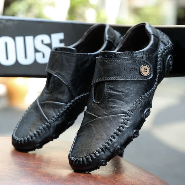 man autumn new fashion hand-sewn casual shoes hombre comfy soft leather loafer moccasin male slip-on flats leisure driving shoes, Black
man autumn new fashion hand-sewn casual shoes hombre comfy soft leather loafer moccasin male slip-on flats leisure driving shoes, Black