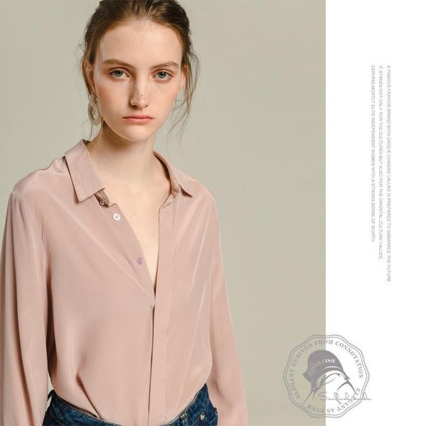 women's blouses & shirts pink silk crepe blouse for women long sleeve plus size casual office dress loose drop ship, White
women's blouses & shirts pink silk crepe blouse for women long sleeve plus size casual office dress loose drop ship, White
