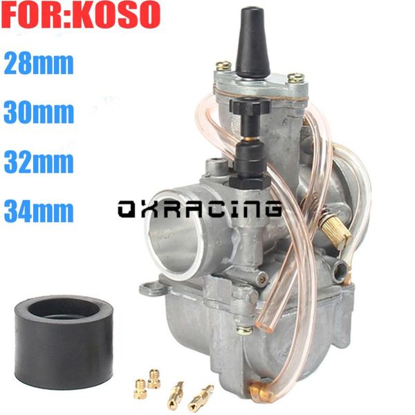 4t universal motorcycle carburetor carburador 28 30 32 34mm with power jet for koso racing moto fuel system
4t universal motorcycle carburetor carburador 28 30 32 34mm with power jet for koso racing moto fuel system
