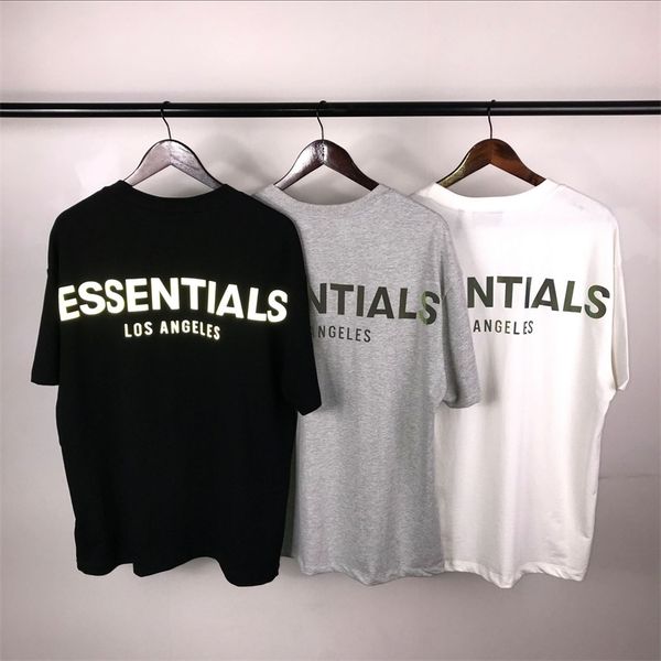 premium of god essentials los angeles limited 3m reflective letter fog t-shirt short sleeve, White;black
premium of god essentials los angeles limited 3m reflective letter fog t-shirt short sleeve, White;black