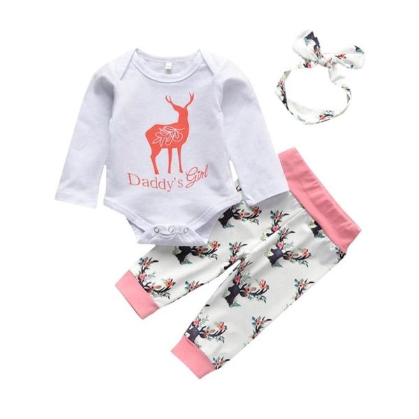 clothing sets baby autumn spring born infant girls long-sleeved three-piece suit deer letter print clothes set pullover, White
clothing sets baby autumn spring born infant girls long-sleeved three-piece suit deer letter print clothes set pullover, White