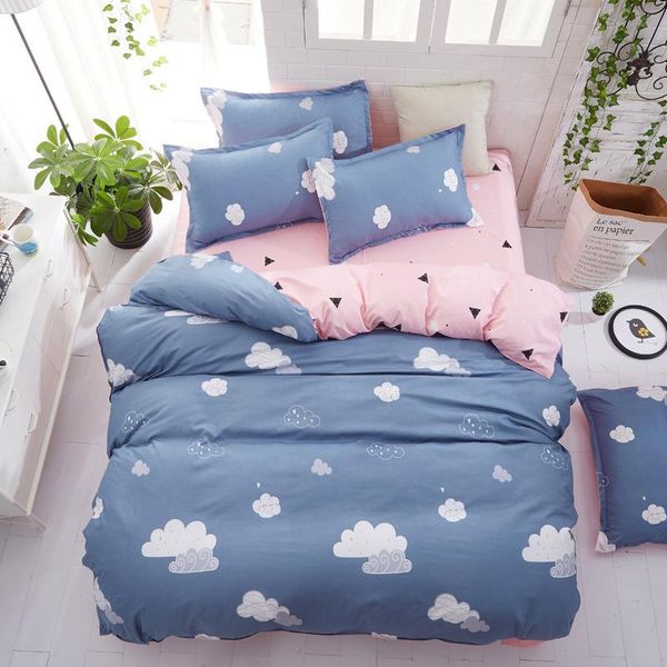bedding sets nordic dream white cloud pattern design 3/4pcs set cotton quilt cover pillow case bed sheet soft breathable oceania
bedding sets nordic dream white cloud pattern design 3/4pcs set cotton quilt cover pillow case bed sheet soft breathable oceania