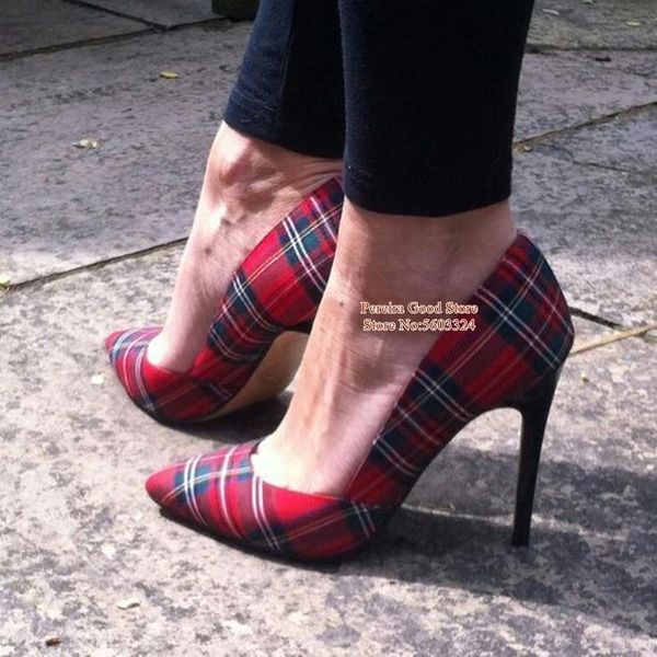 dress shoes red plaid stiletto heels pumps pointed toe shallow slip on high heel wedding party big size, Black
dress shoes red plaid stiletto heels pumps pointed toe shallow slip on high heel wedding party big size, Black