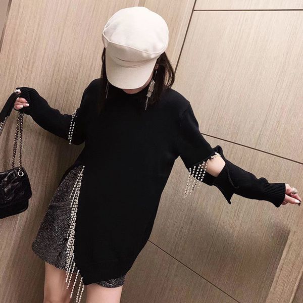 women's sweaters tvvovvin personality diamonds tassel sweater women clothes loose hollow out split pullover knitted fashion autumn d232, White;black
women's sweaters tvvovvin personality diamonds tassel sweater women clothes loose hollow out split pullover knitted fashion autumn d232, White;black