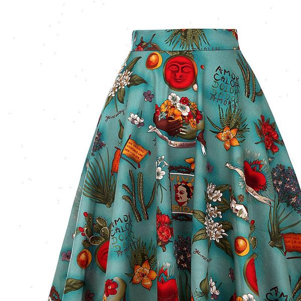 floral print summer green womens skirt high waist pin up knee length swing 50s vd0020faldas mujer, Black
floral print summer green womens skirt high waist pin up knee length swing 50s vd0020faldas mujer, Black