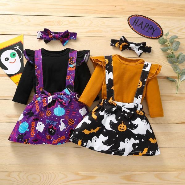 clothing sets toddler baby girl clothes halloween ruffle +pumpkin ghost suspender skirt +hairband outfits kids casual, White
clothing sets toddler baby girl clothes halloween ruffle +pumpkin ghost suspender skirt +hairband outfits kids casual, White