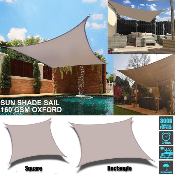 shade khaki 300d waterproof polyester square rectangle sail garden terrace canopy swimming sun camping hiking yard
shade khaki 300d waterproof polyester square rectangle sail garden terrace canopy swimming sun camping hiking yard