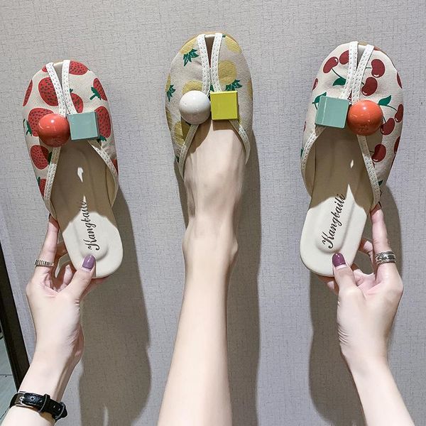 slippers 2021 summer fashion women mules closed toe cloth shoes round backless casual flat comfortable slip beach flip flops, Black
slippers 2021 summer fashion women mules closed toe cloth shoes round backless casual flat comfortable slip beach flip flops, Black