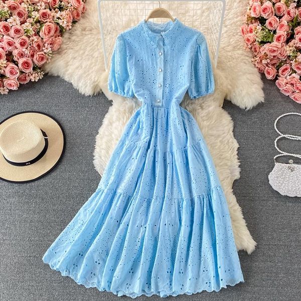 casual dresses gentle wind lapel dress 2021 summer sweet temperament puff sleeve waist slimming, Black;gray
casual dresses gentle wind lapel dress 2021 summer sweet temperament puff sleeve waist slimming, Black;gray