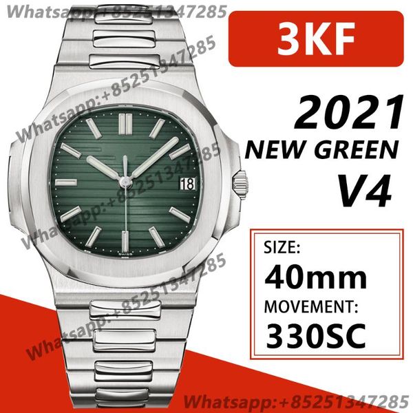 wristwatches men's automatic mechanical watch 40mm nautilus 5711/1a -014 ppf 3kf 1:1 edition 2021 green dial on ss bracelet 324cs v4, Slivery;brown
wristwatches men's automatic mechanical watch 40mm nautilus 5711/1a -014 ppf 3kf 1:1 edition 2021 green dial on ss bracelet 324cs v4, Slivery;brown
