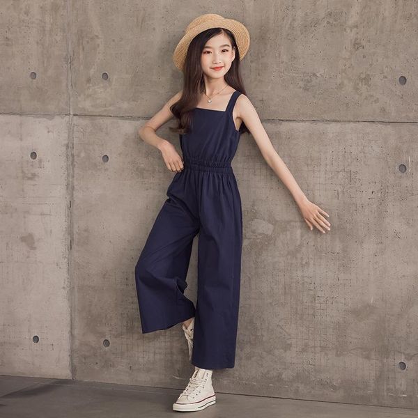 blue loose jumpsuits teenage girls wide leg trousers clothing kids fashion 2021 cotton overalls children school pants 4 to 17 y
blue loose jumpsuits teenage girls wide leg trousers clothing kids fashion 2021 cotton overalls children school pants 4 to 17 y