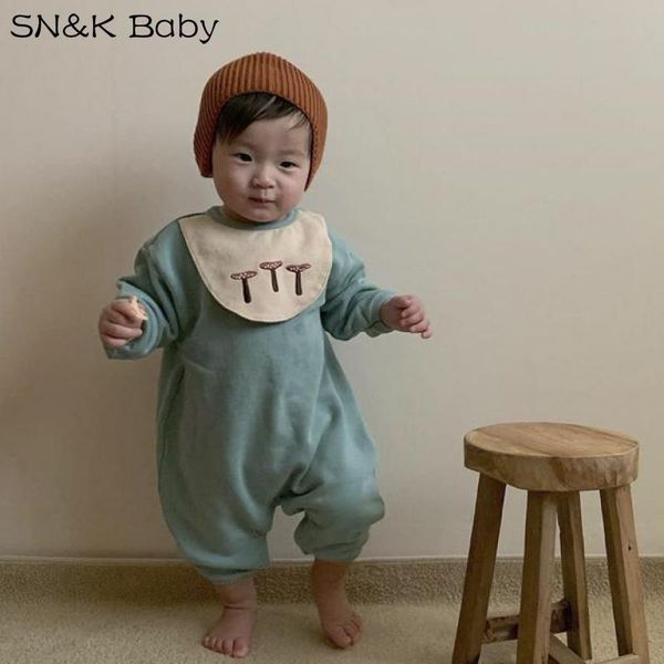 jumpsuits 2021 baby autumn winter plus velvet clothing born boys girls romper long sleeve jumpsuit playsuit outfit casual clothes, Blue
jumpsuits 2021 baby autumn winter plus velvet clothing born boys girls romper long sleeve jumpsuit playsuit outfit casual clothes, Blue